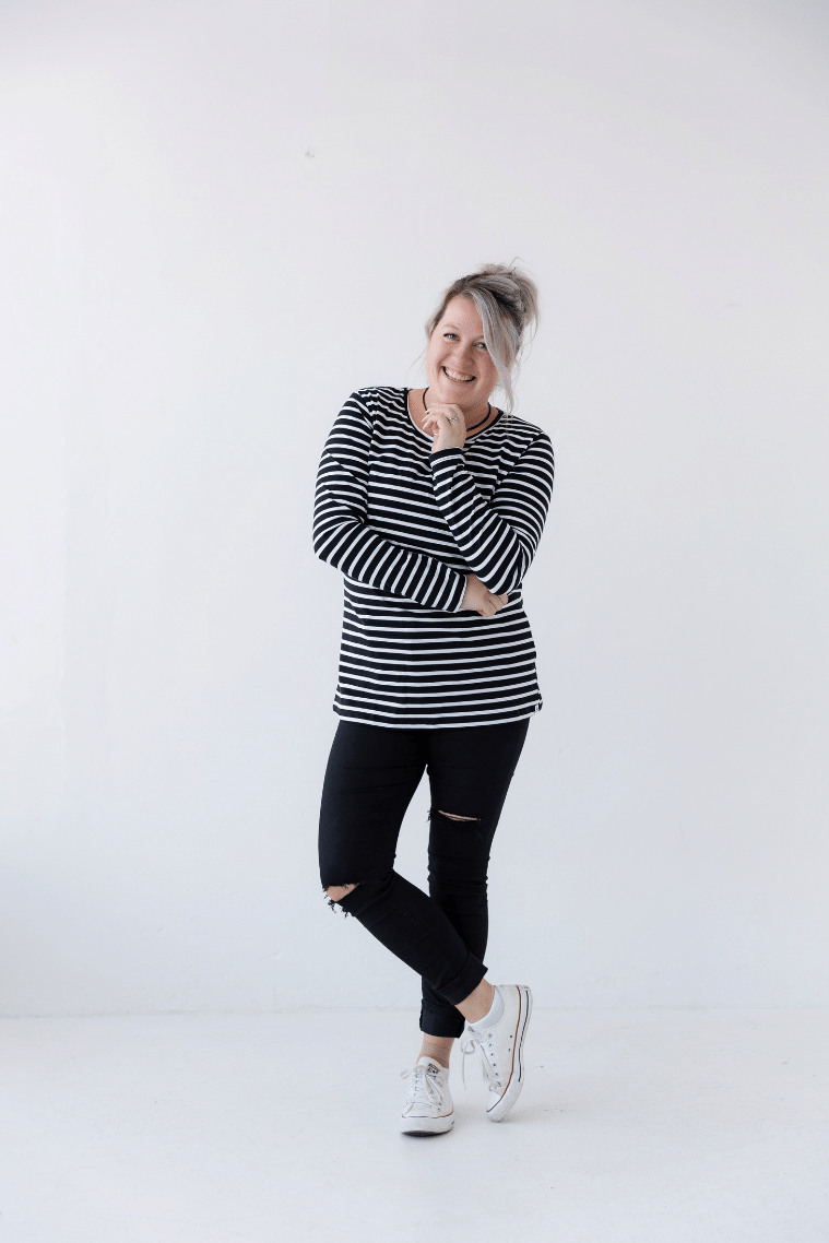 Black Stripe Top | Classic