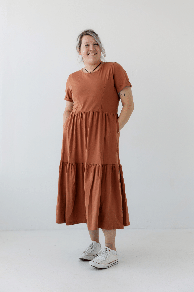 Rust Layer Dress