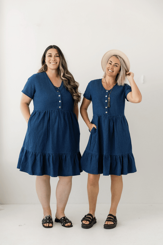 Denim Dome Breastfeeding Dress