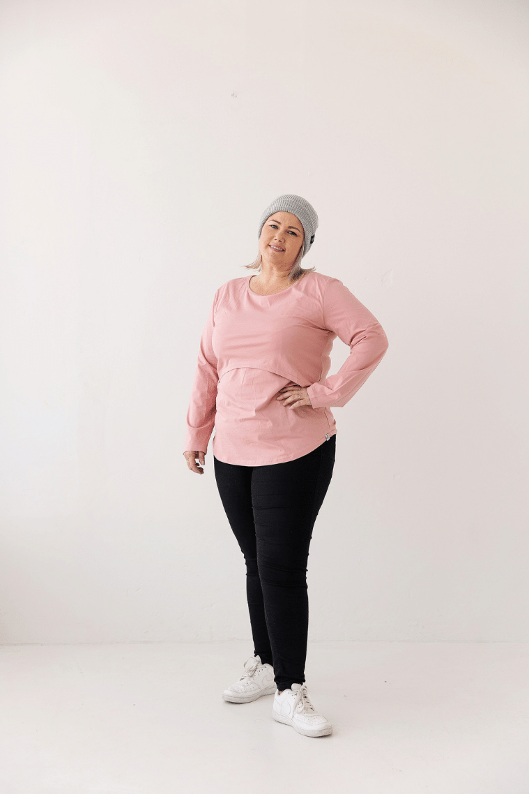 lift up flap breastfeeding top