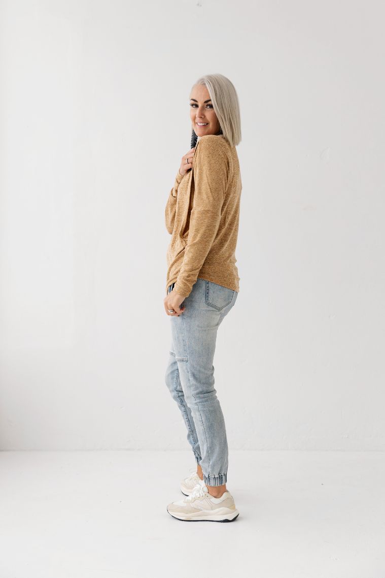 Copper Batwing Breastfeeding Top