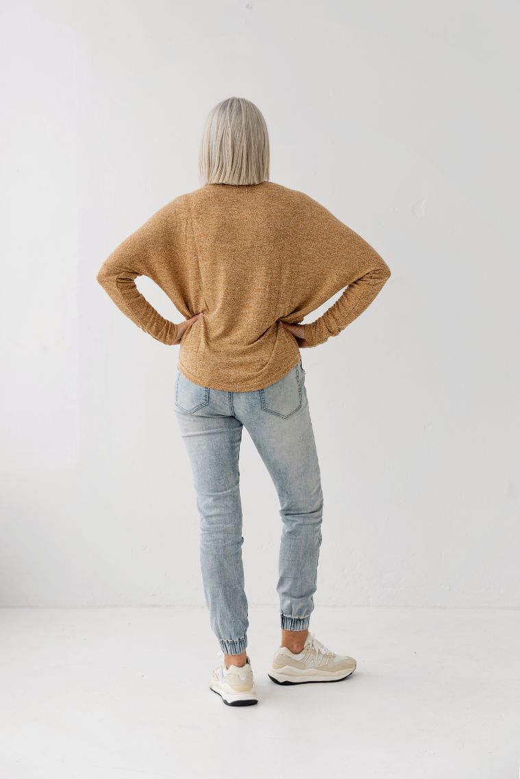 Copper Batwing Breastfeeding Top