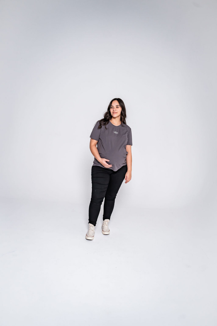Printed Slate Breastfeeding T-Shirt