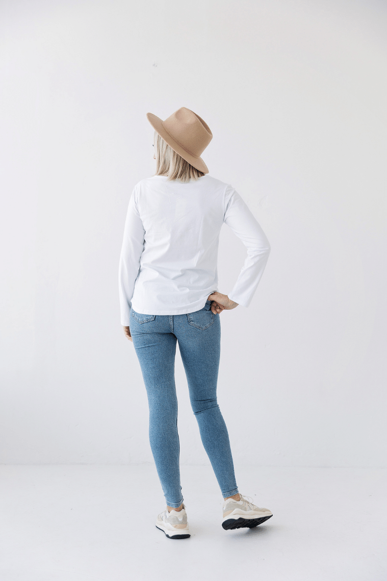 cotton spandex classic breastfeeding top