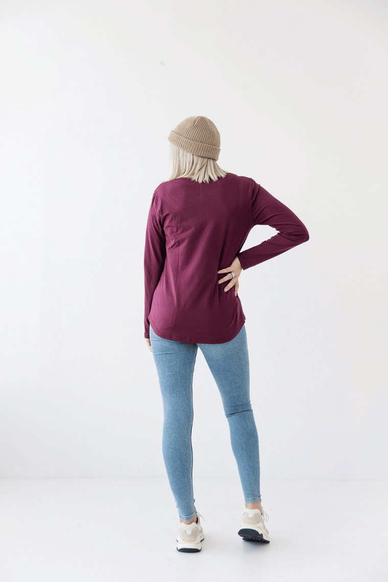 diagonal breastfeeding zip access