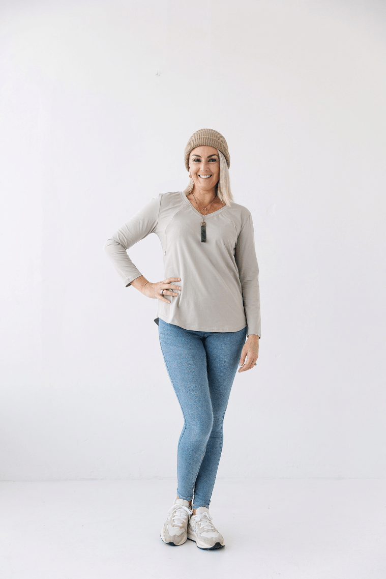 Breastfeeding tops sales with zips