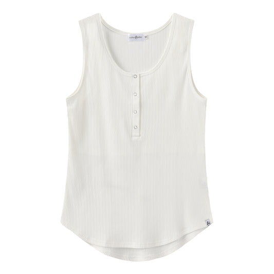 White Rib Breastfeeding Singlet