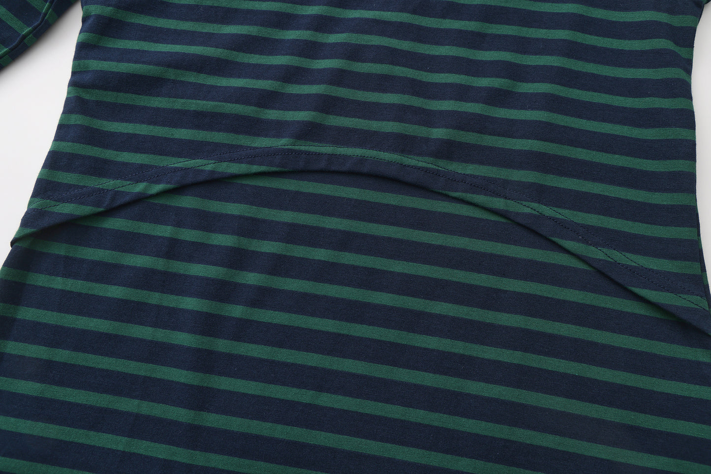 Green Stripe Everyday Top | Classic