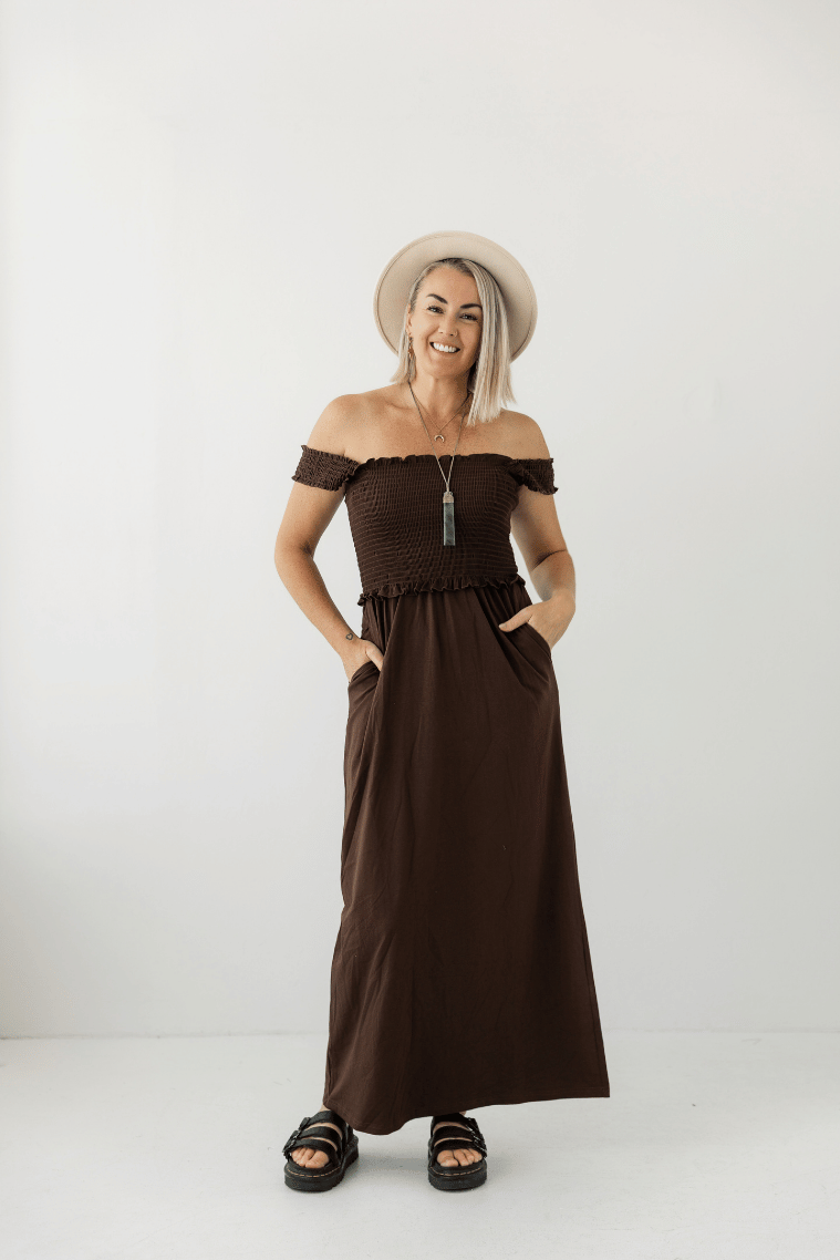 Chocolate Singlet Breastfeeding Dress 12 Chocolate Singlet Breastfeeding Dress 12