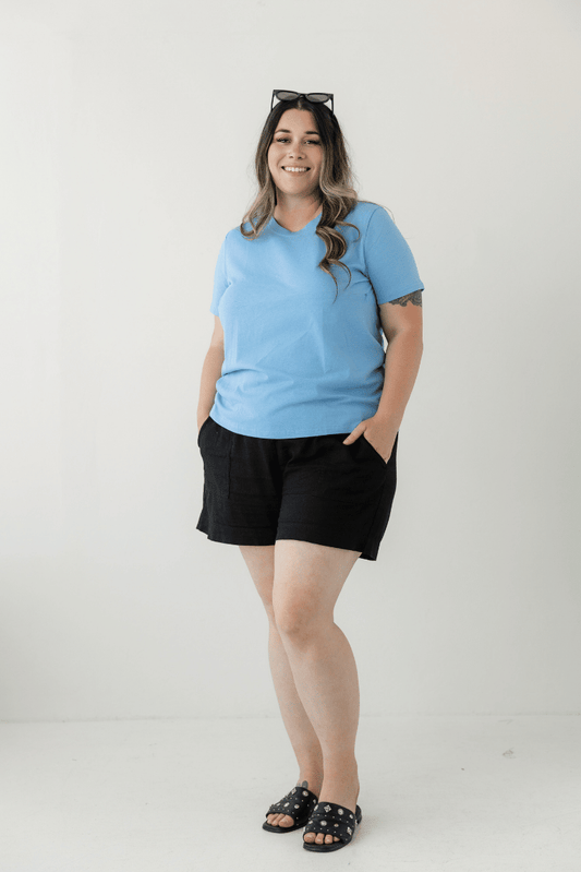 Periwinkle 100% Cotton Everyday Tee