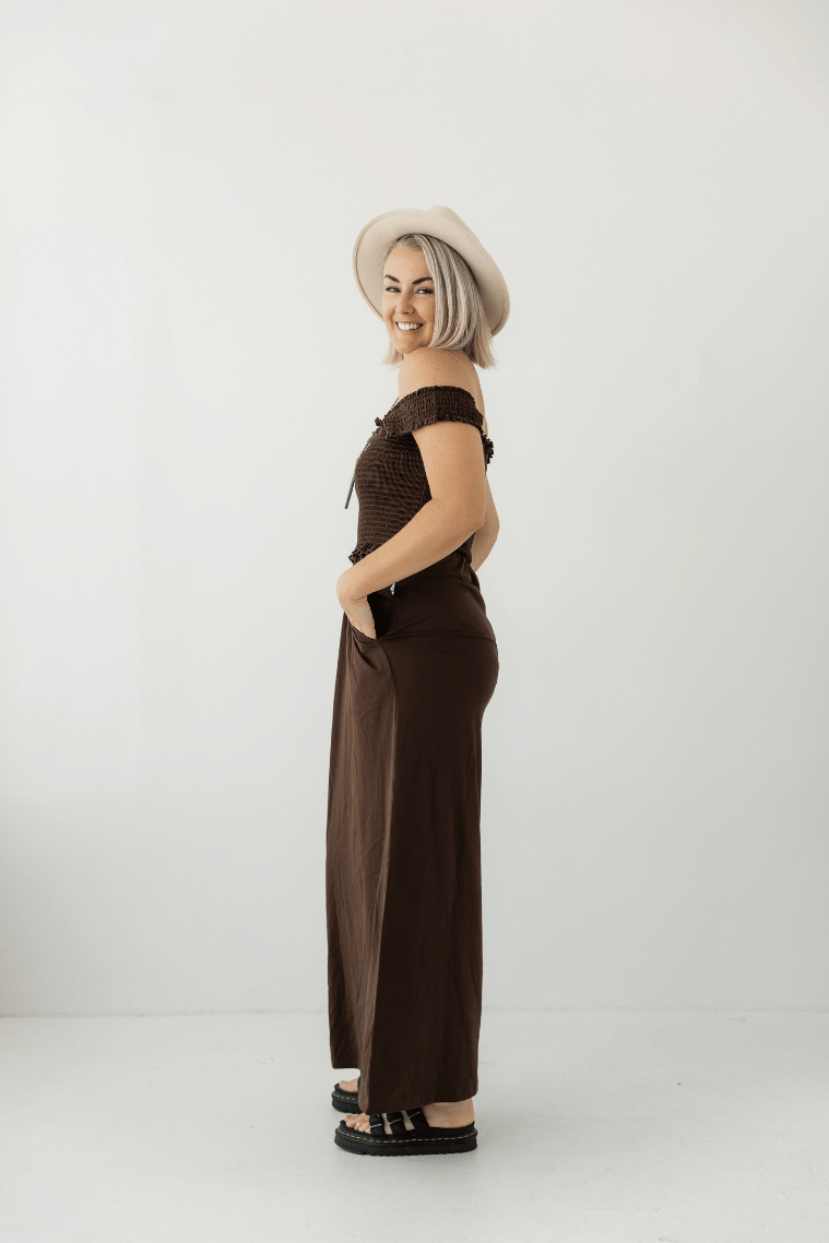 Chocolate Singlet Dress
