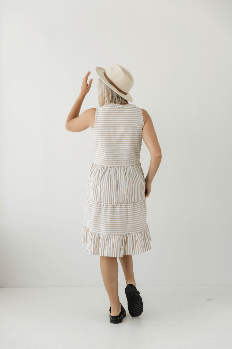 Latte Stripe Dress
