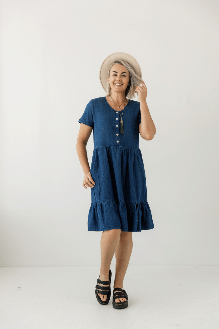 Denim Dome Breastfeeding Dress 22 Denim Dome Breastfeeding Dress 22