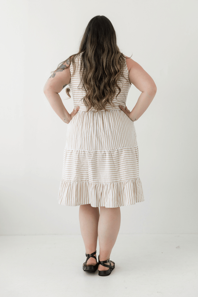 Latte Stripe Dress