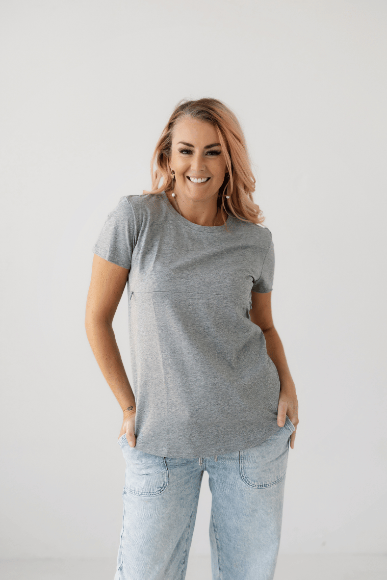 Grey Everyday Tee | 100% Cotton