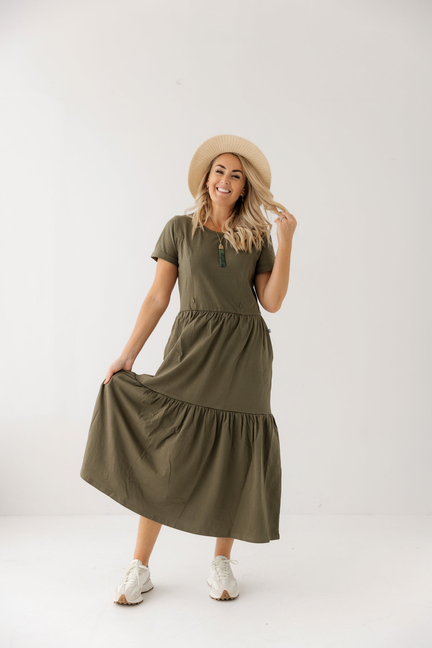 Khaki Layer Dress