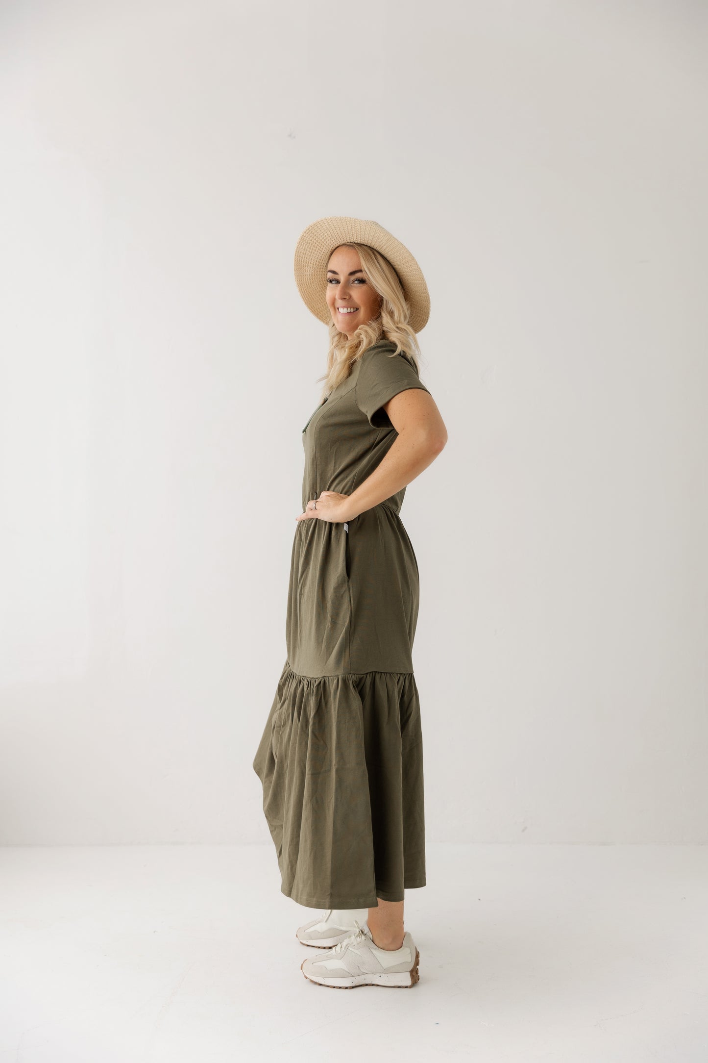 Khaki Layer Dress