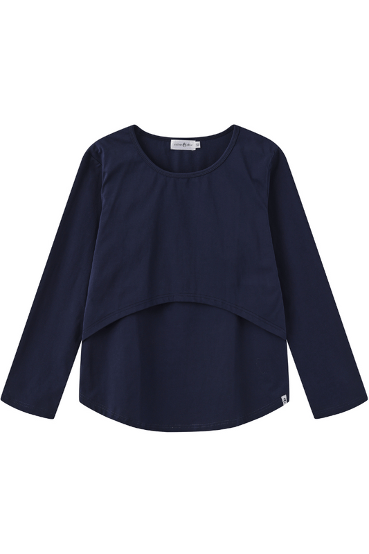 Navy Classic Top