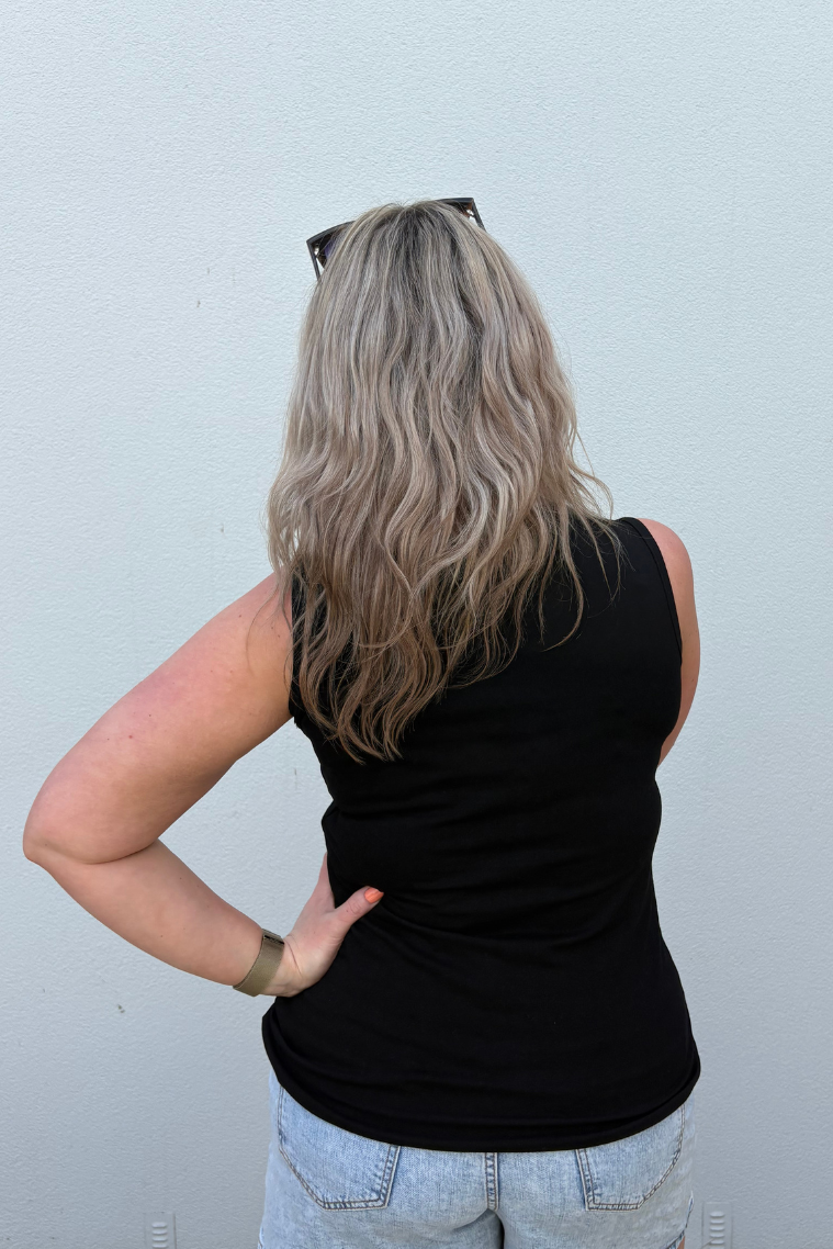 Black Everyday Breastfeeding Singlet