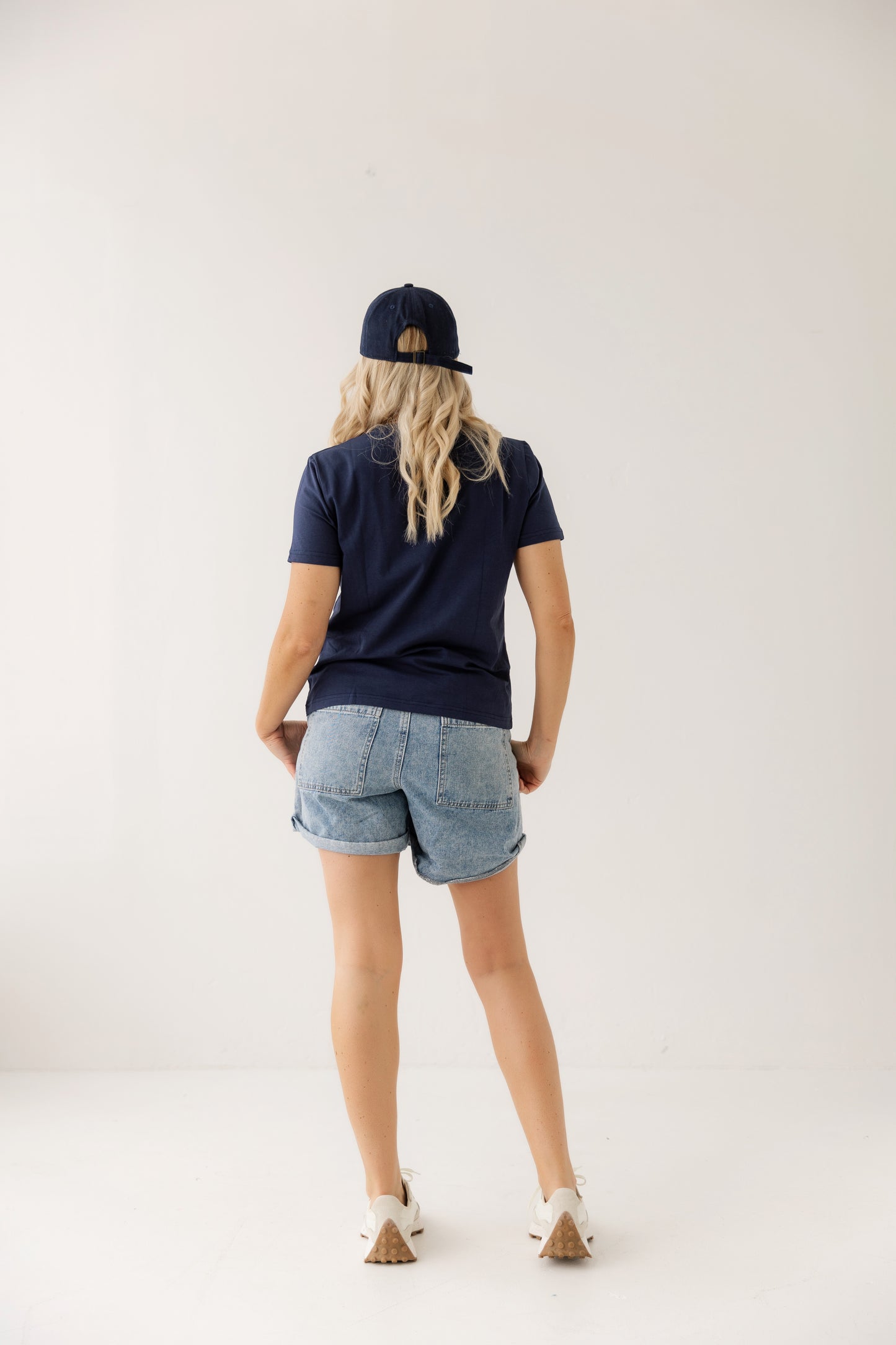 Navy Everyday Tee | Vertical Zips