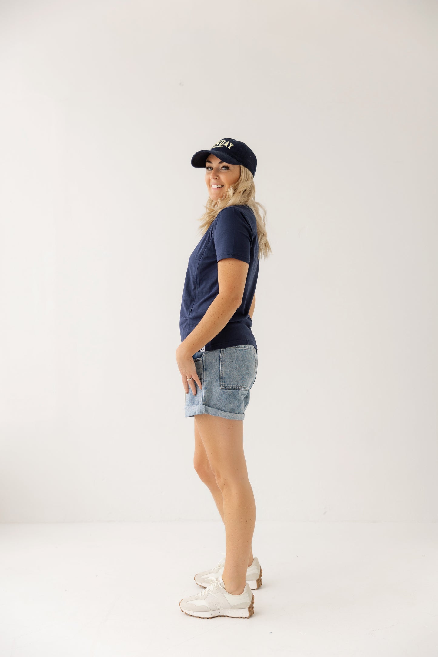 Navy Everyday Tee | Vertical Zips